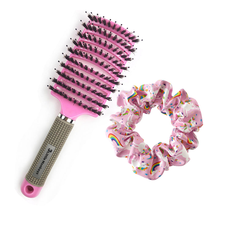 Hairbrush & Scrunchies
