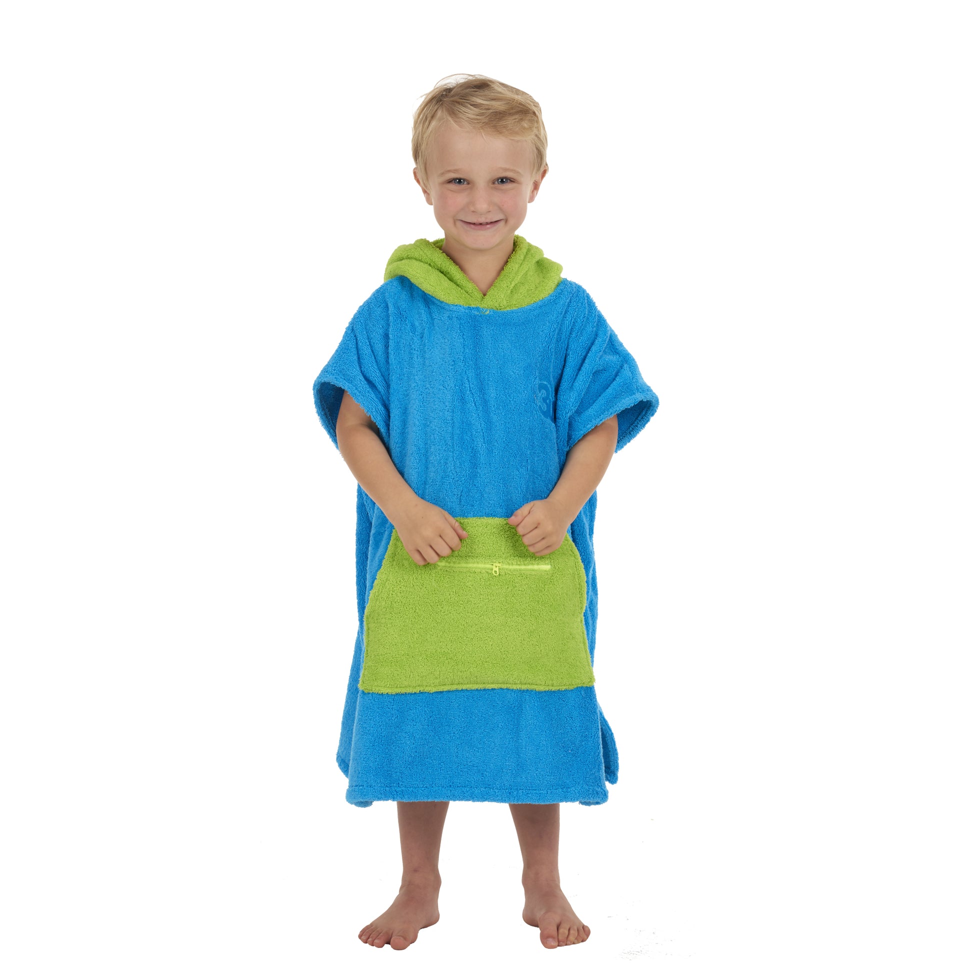 3 Little Monkeys - 100% Cotton Thick Hooded Poncho Towel