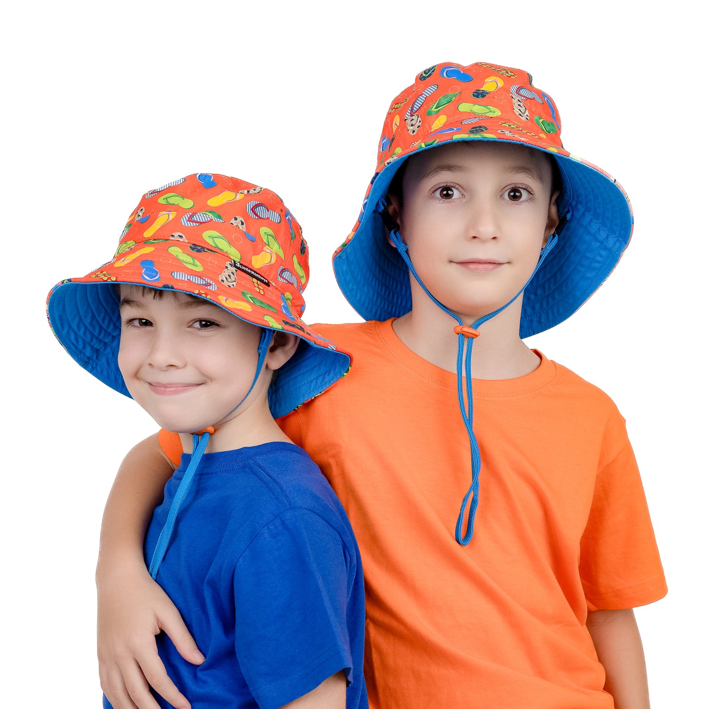 Wide Brim Summer Bucket Hat - Kiwiana Jandals