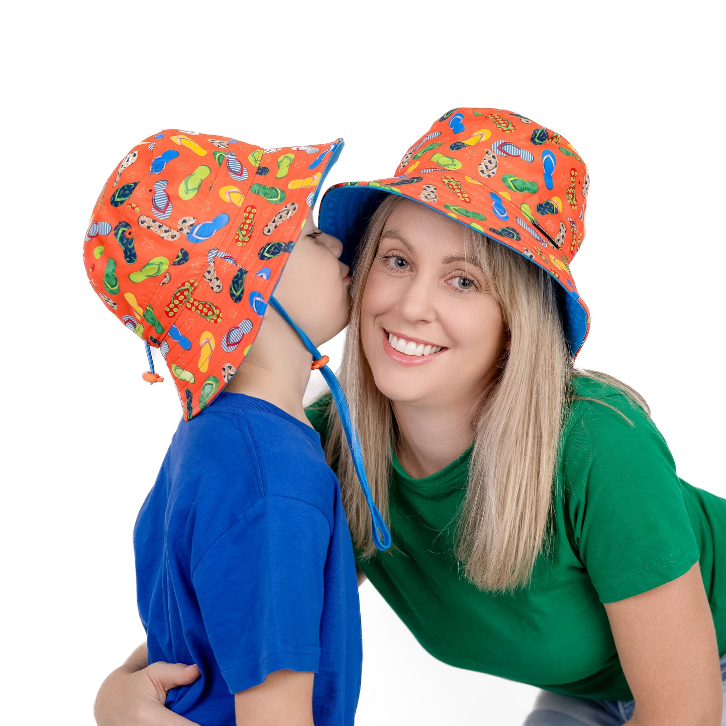 Wide Brim Summer Bucket Hat - Kiwiana Jandals
