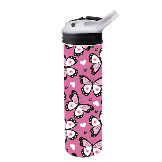 不锈钢保温饮料瓶 590ml(20oz)- 蝴蝶