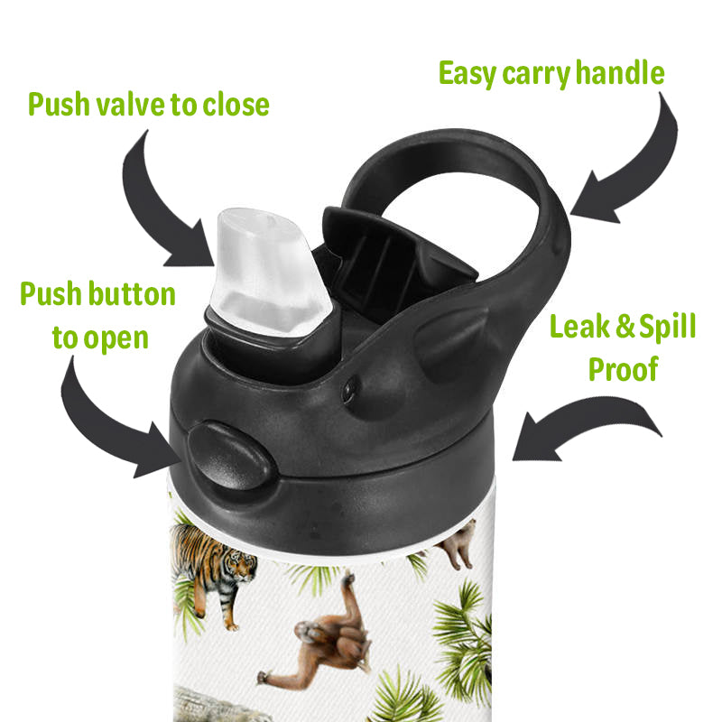 Stainless Steel Insulated Drink Bottle 590ml (20oz) - Animals of Asia
