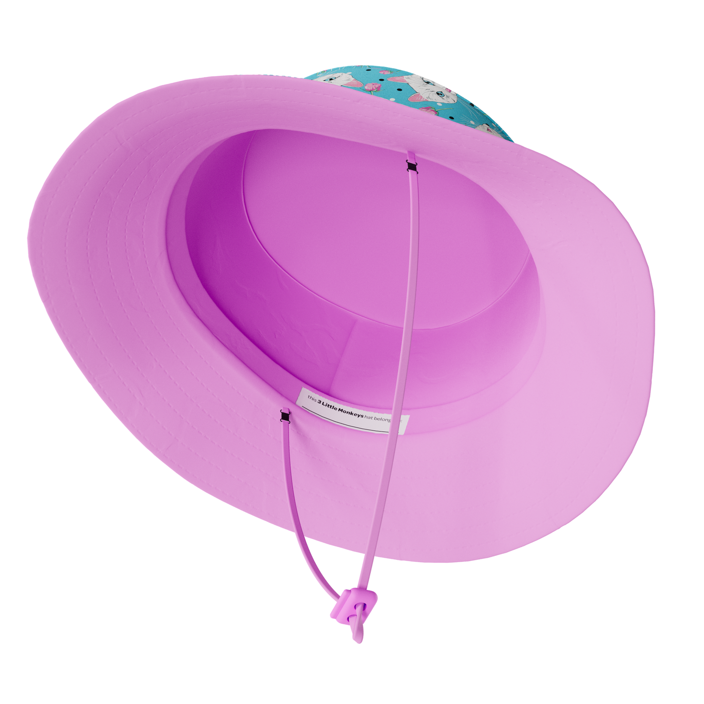Wide Brim Summer Bucket Hat - Rose & Cat