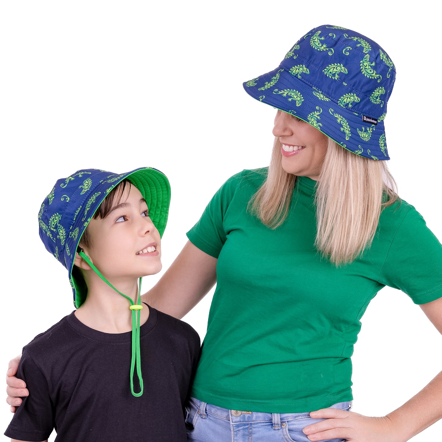 Wide Brim Summer Bucket Hat - Tuatara