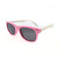 Kid's Flexible Sunglasses - Pink White