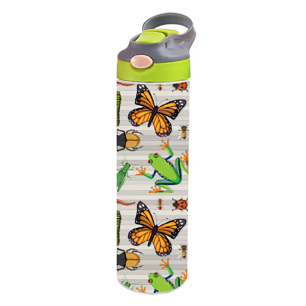 Stainless Steel Double Walled Drink Bottle 590ml (20oz) - Frog Bug