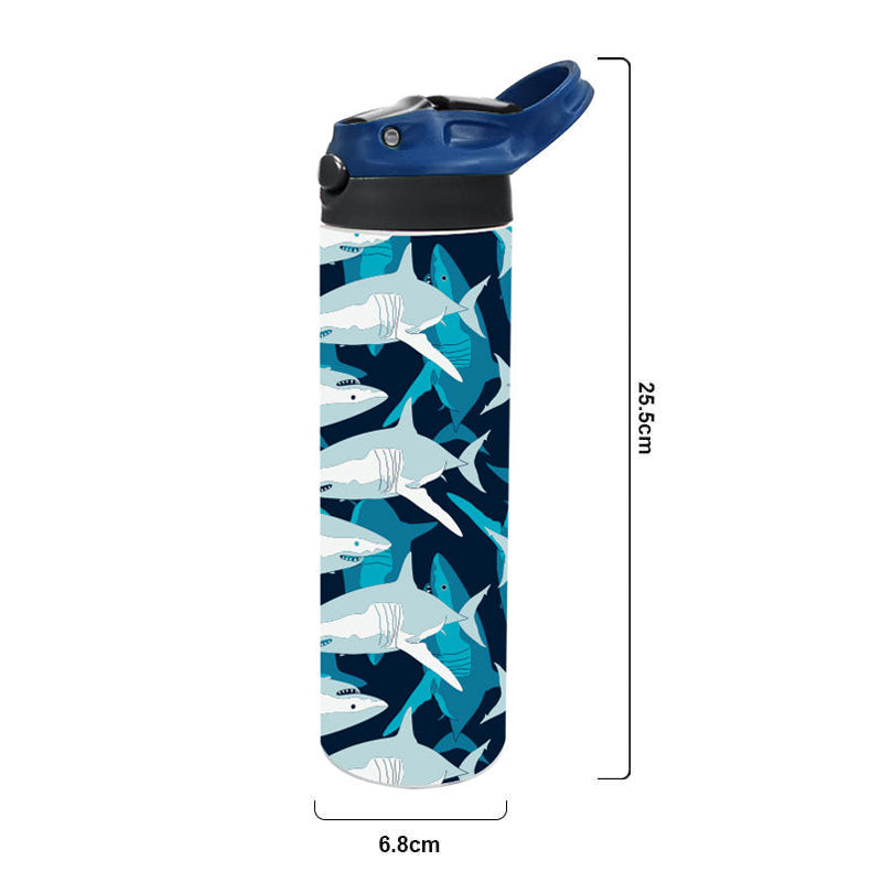 스테인레스 스틸 단열 음료병 590ml(20oz) - 상어