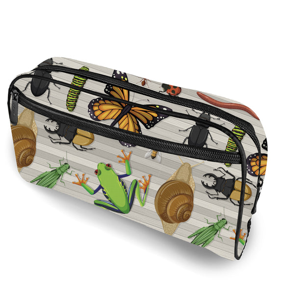 Pencil Case/Toiletry Bag - Frog Bug