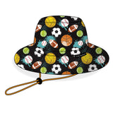 Children's Wide Brim Summer Bucket Hat - Sports